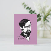 Carte Postale Claude Debussy (Debout devant)