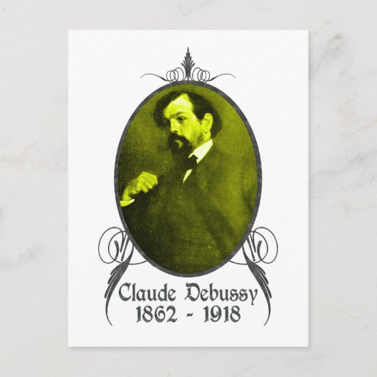 Carte Postale Claude Debussy (Devant)