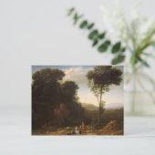 Carte Postale Claude Lorrain - Paysage pastoral avec moulin (Debout devant)