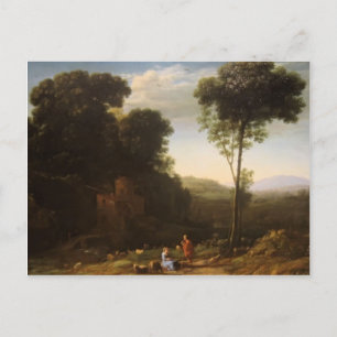 Carte Postale Claude Lorrain - Paysage pastoral avec moulin