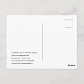 Carte Postale Claude Mellan’s Face of Christ 1649 engraving (Dos)