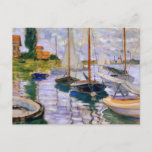 Carte Postale Claude Monet<br><div class="desc">Sailboats on the Seine at Petit - Gennevilliers par Claude Monet,  1874. Oil on canvas.</div>
