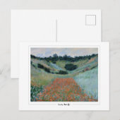 Carte Postale Claude Monet #11-2 - Beaux-arts (Devant / Derrière)