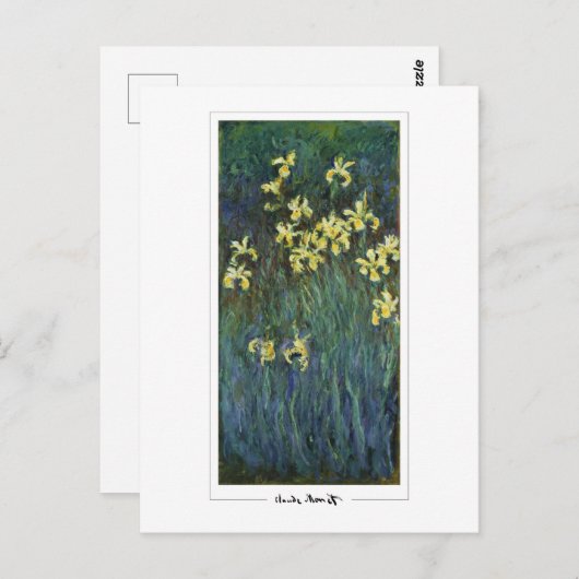 Carte Postale Claude Monet #12 - Art (Devant / Derrière)