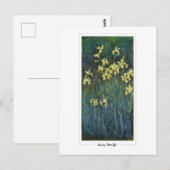 Carte Postale Claude Monet #12 - Beaux-arts (Devant / Derrière)