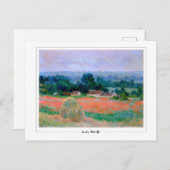 Carte Postale Claude Monet #160-2 - Beaux Arts (Devant / Derrière)
