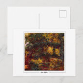 Carte Postale Claude Monet #2-2 - Beaux-Arts (Devant / Derrière)