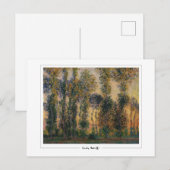 Carte Postale Claude Monet #355-2 - Art (Devant / Derrière)