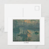 Carte Postale Claude Monet #36-2 - Art (Devant / Derrière)