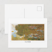 Carte Postale Claude Monet #39 - Beaux-arts (Devant / Derrière)