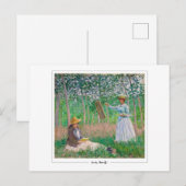 Carte Postale Claude Monet #3-2 - Beaux-arts (Devant / Derrière)
