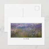Carte Postale Claude Monet #551-2 - Beaux-Arts (Devant / Derrière)