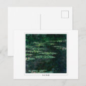 Carte Postale Claude Monet #5-2 - Art (Devant / Derrière)