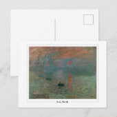 Carte Postale Claude Monet #668 - Beaux-arts (Devant / Derrière)