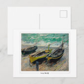 Carte Postale Claude Monet #8 - Beaux-Arts (Devant / Derrière)