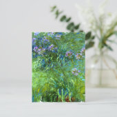 Carte Postale Claude Monet : Agapanthus (Debout devant)