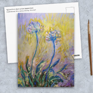 Carte Postale Claude Monet - Agapanthus
