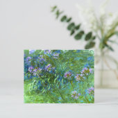 Carte Postale Claude Monet : Agapanthus (Debout devant)