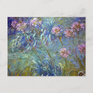 Carte Postale Claude Monet Agapanthus
