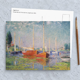 Carte Postale Claude Monet - Argenteuil
