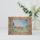 Carte Postale Claude Monet | Argenteuil, 1875 (Debout devant)