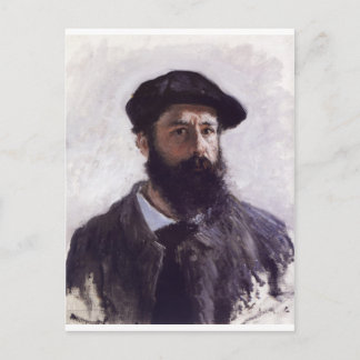 Carte Postale Claude Monet - Autoportrait à Beret 1886