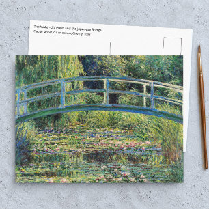 Carte Postale Claude Monet - Bassin aux nymphéas et Pont japonai
