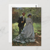 Carte Postale Claude Monet - Bazille et Camille, (Devant / Derrière)