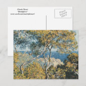 Carte Postale Claude Monet - Bordighera (Devant / Derrière)