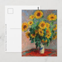 Claude Monet - Bouquet de tournesols