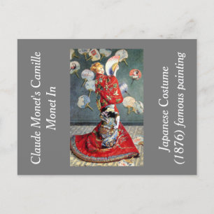 Carte Postale Claude Monet Camille Monet En Costume Japonais