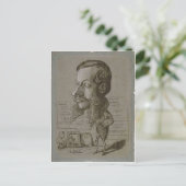 Carte Postale Claude Monet Caricature de L? on Manchon c. 1855-1 (Debout devant)