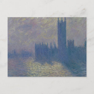 Carte Postale Claude Monet Chambres du Parlement, Stormy Sky