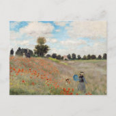 Carte Postale Claude Monet - Champ de coquelicots (Devant)
