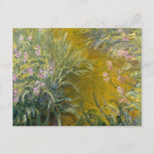 Carte Postale Claude Monet Chemin à travers les Irises