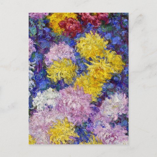 Carte Postale Claude Monet - Chrysanthèmes (Devant)