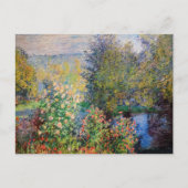 Carte Postale Claude Monet - Coin du jardin à Montgeron (Devant)