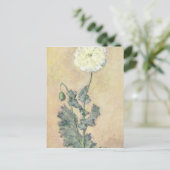 Carte Postale Claude Monet | Coquelicot blanc, 1883 (Debout devant)