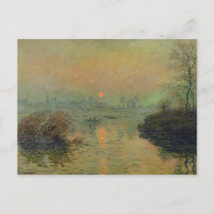 Carte Postale Claude Monet   Coucher de soleil sur la Seine