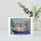 Carte Postale Claude Monet Dans Son Studio (Argenteuil) (Debout devant)