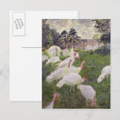 Carte Postale Claude Monet | Déchets au Château de Rottembourg (Devant / Derrière)