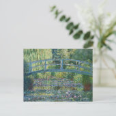Carte Postale Claude Monet - Eau Lily étang, Harmonie verte (Debout devant)
