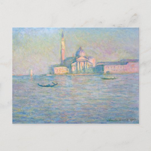 Carte Postale Claude Monet - Église de San Giorgio Maggiore (Devant)
