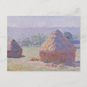 Carte Postale Claude Monet Emballages à la fin de l'été