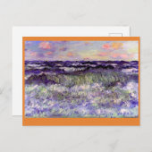 Carte Postale Claude Monet, Étude sur la mer (Devant / Derrière)