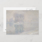Carte Postale Claude Monet - Flottes de glace (Devant / Derrière)