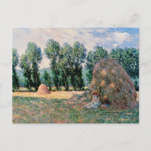 Carte Postale Claude Monet - Haystacks (Devant)