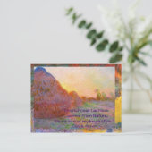Carte Postale Claude Monet Haystacks (Debout devant)
