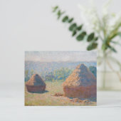 Carte Postale Claude Monet - Haystacks, fin de l'été (Debout devant)