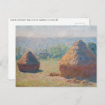 Carte Postale Claude Monet - Haystacks, fin de l'été<br><div class="desc">Haystacks,  fin de l'été / Meules,  fin de l'été - Claude Monet,  Huile sur toile,  1891</div>